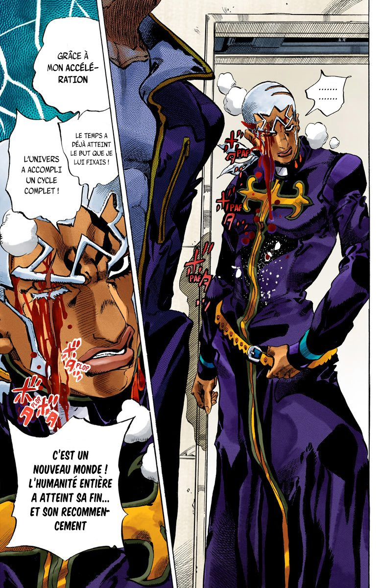 Read JoJo's Bizarre Adventure Part 6 Stone Ocean Official Colored FR Manga Online