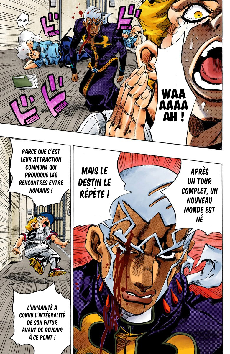 Read JoJo's Bizarre Adventure Part 6 Stone Ocean Official Colored FR Manga Online