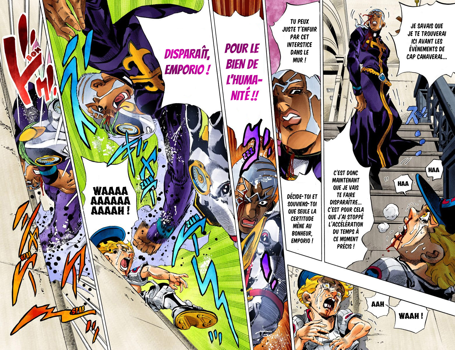 Read JoJo's Bizarre Adventure Part 6 Stone Ocean Official Colored FR Manga Online