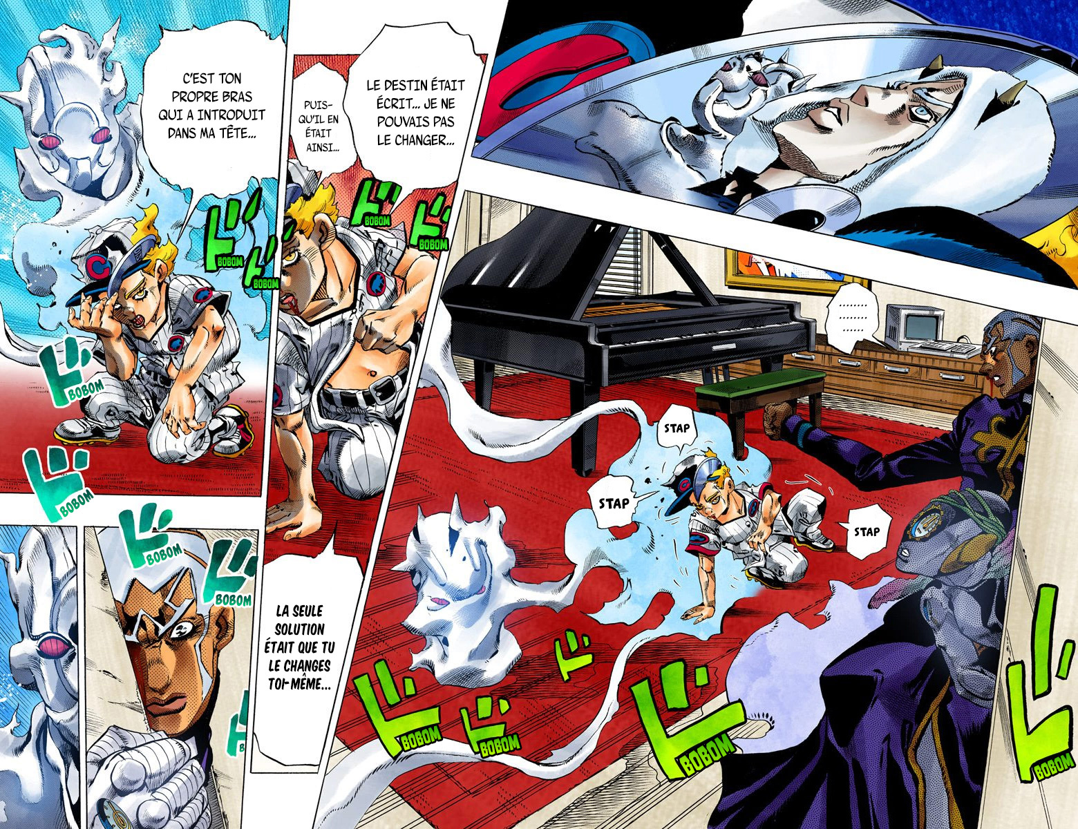 Read JoJo's Bizarre Adventure Part 6 Stone Ocean Official Colored FR Manga Online