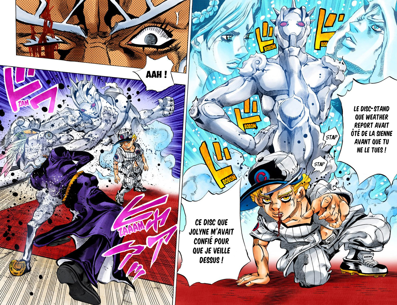 Read JoJo's Bizarre Adventure Part 6 Stone Ocean Official Colored FR Manga Online