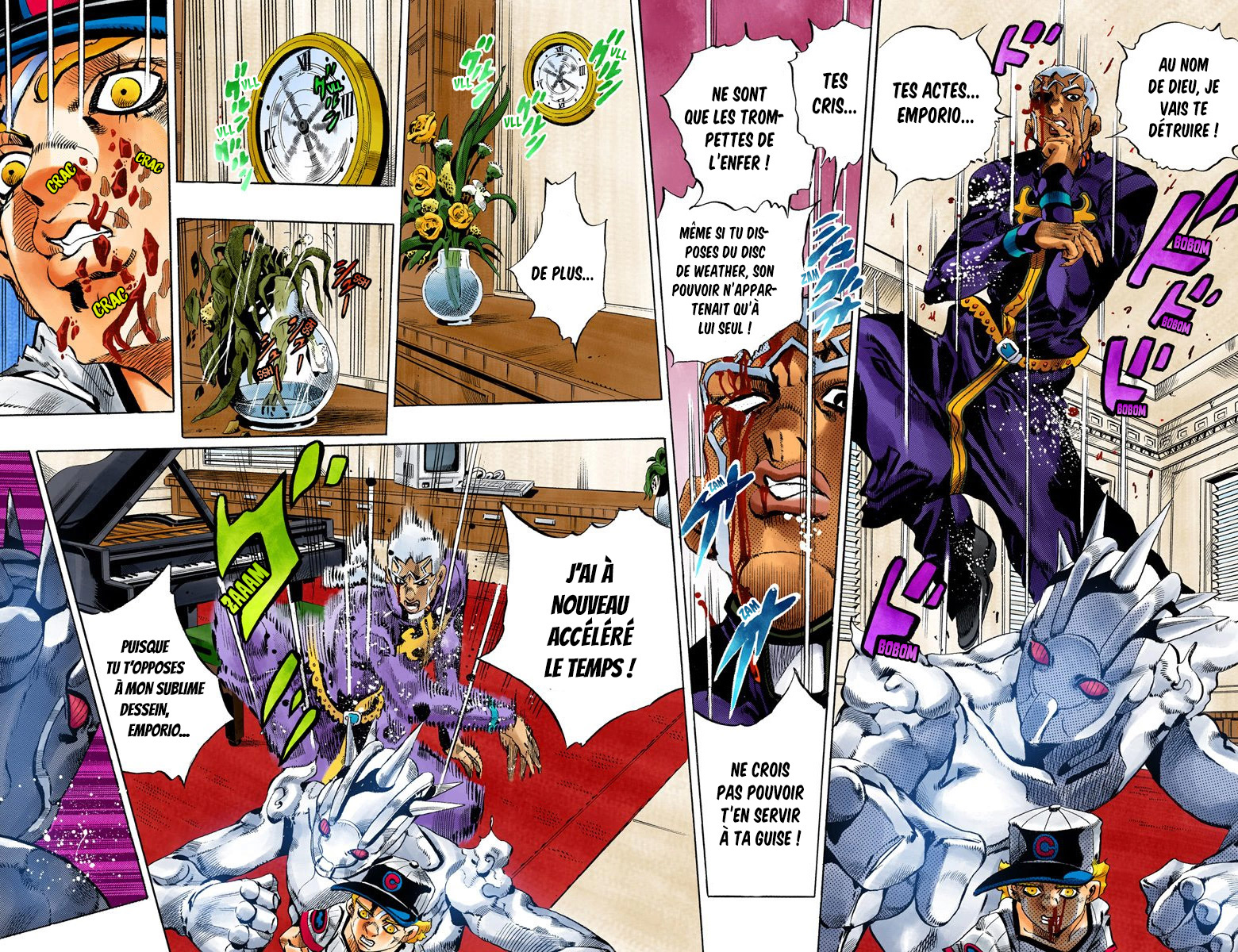 Read JoJo's Bizarre Adventure Part 6 Stone Ocean Official Colored FR Manga Online
