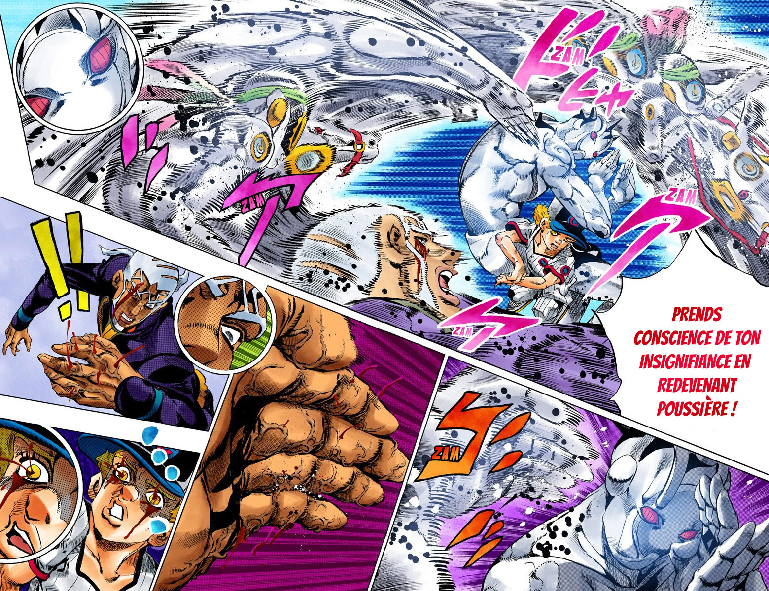 Read JoJo's Bizarre Adventure Part 6 Stone Ocean Official Colored FR Manga Online