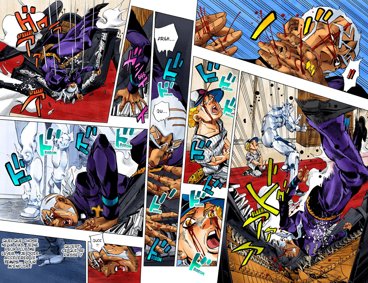 Read JoJo's Bizarre Adventure Part 6 Stone Ocean Official Colored FR Manga Online