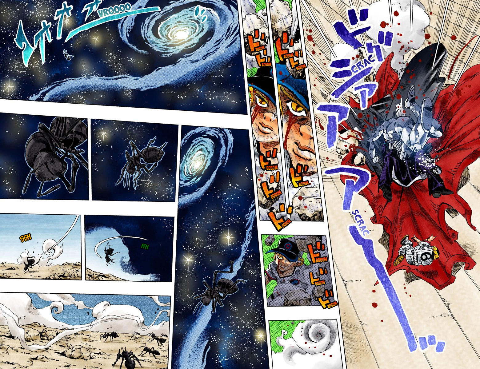 Read JoJo's Bizarre Adventure Part 6 Stone Ocean Official Colored FR Manga Online