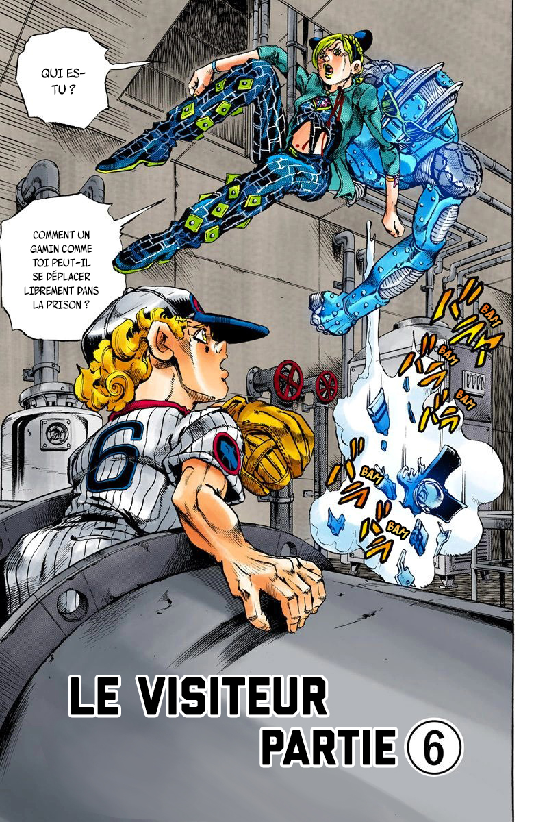 Read JoJo's Bizarre Adventure Part 6 Stone Ocean Official Colored FR Manga Online