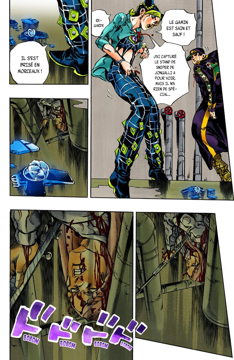 Read JoJo's Bizarre Adventure Part 6 Stone Ocean Official Colored FR Manga Online