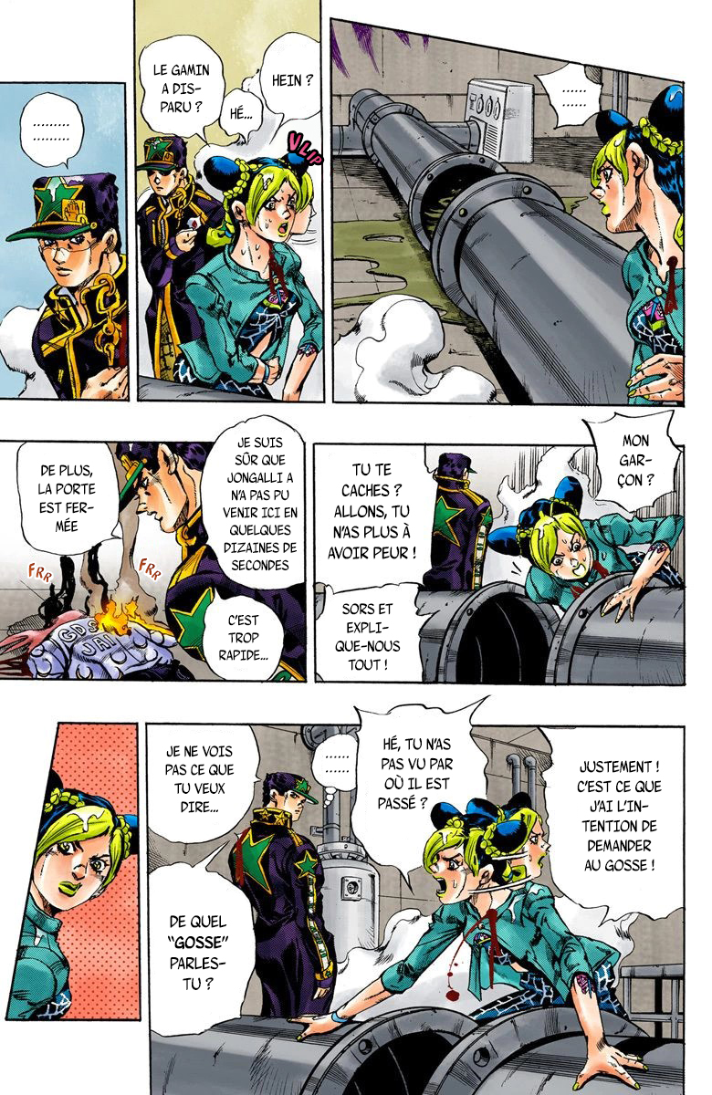 Read JoJo's Bizarre Adventure Part 6 Stone Ocean Official Colored FR Manga Online