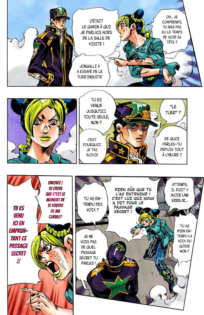 Read JoJo's Bizarre Adventure Part 6 Stone Ocean Official Colored FR Manga Online