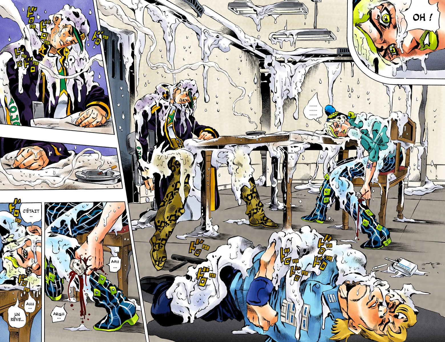 Read JoJo's Bizarre Adventure Part 6 Stone Ocean Official Colored FR Manga Online
