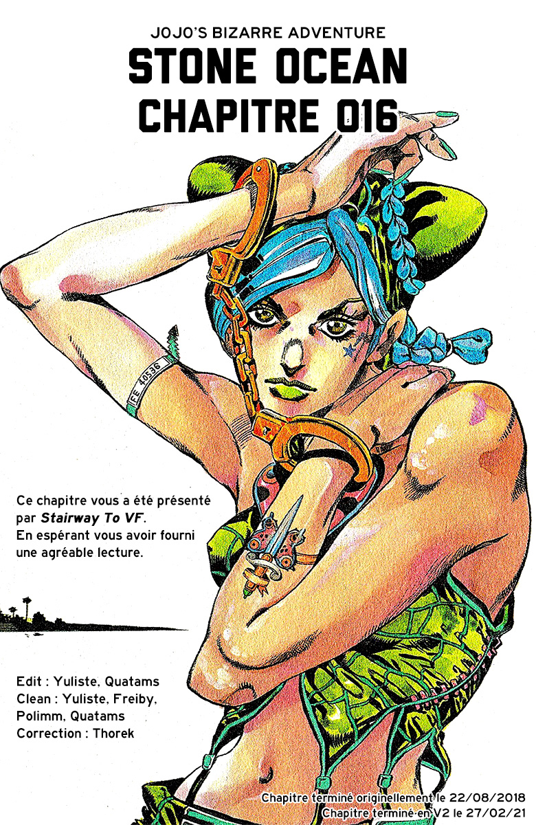 Read JoJo's Bizarre Adventure Part 6 Stone Ocean Official Colored FR Manga Online