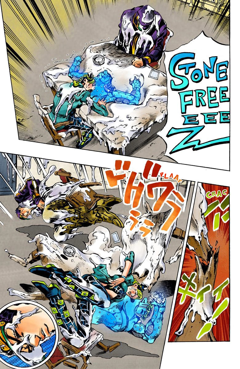 Read JoJo's Bizarre Adventure Part 6 Stone Ocean Official Colored FR Manga Online