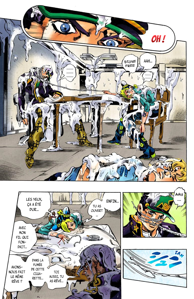 Read JoJo's Bizarre Adventure Part 6 Stone Ocean Official Colored FR Manga Online