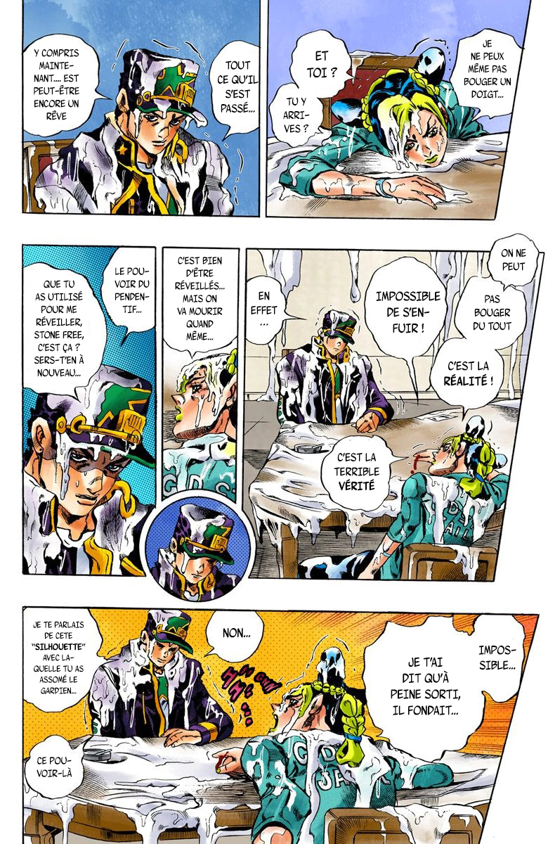 Read JoJo's Bizarre Adventure Part 6 Stone Ocean Official Colored FR Manga Online