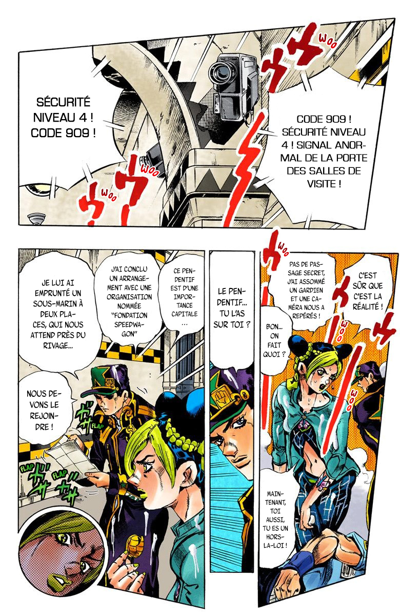 Read JoJo's Bizarre Adventure Part 6 Stone Ocean Official Colored FR Manga Online