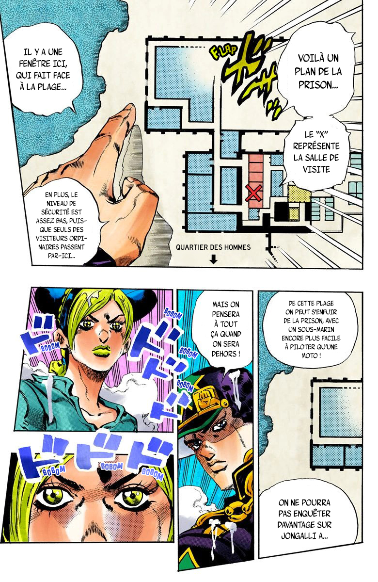 Read JoJo's Bizarre Adventure Part 6 Stone Ocean Official Colored FR Manga Online