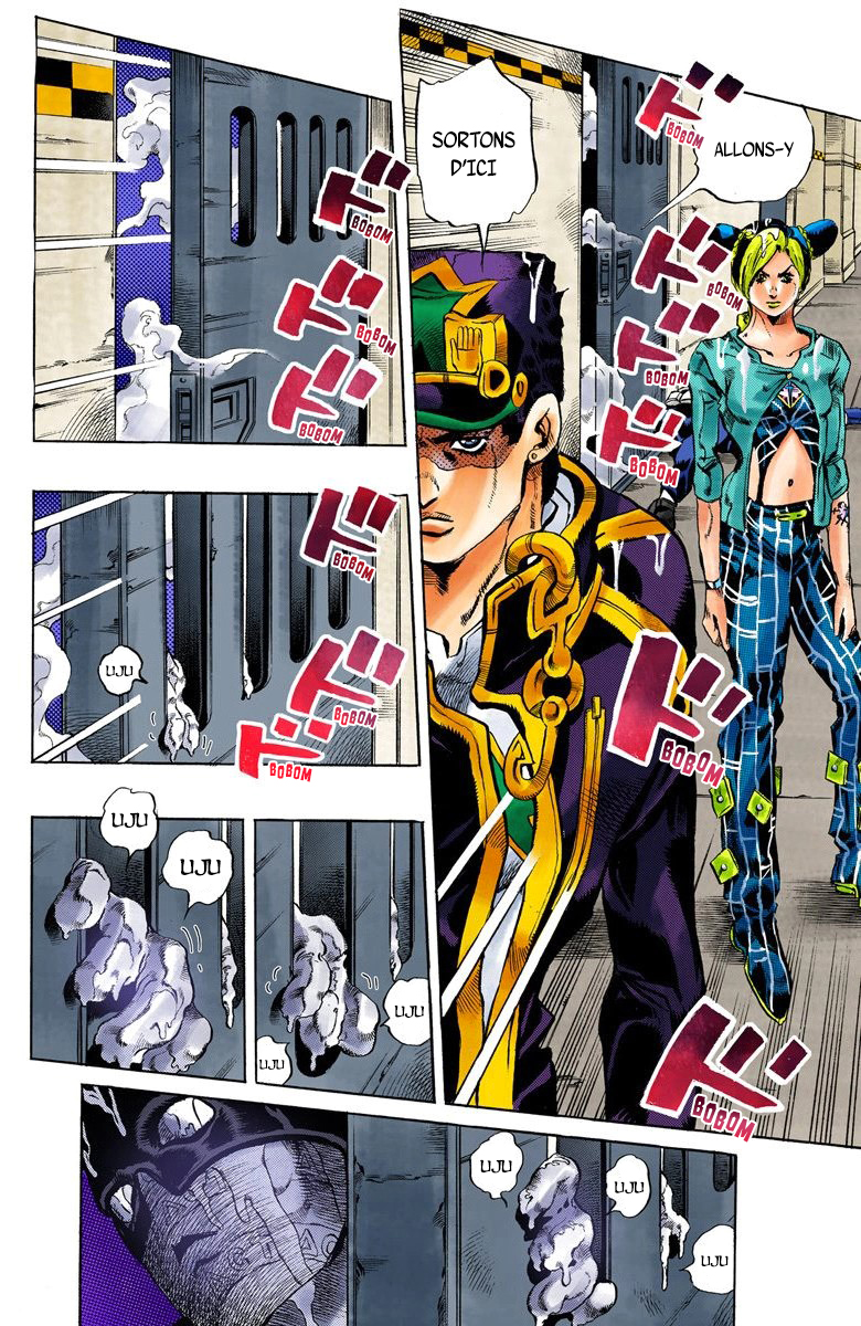 Read JoJo's Bizarre Adventure Part 6 Stone Ocean Official Colored FR Manga Online
