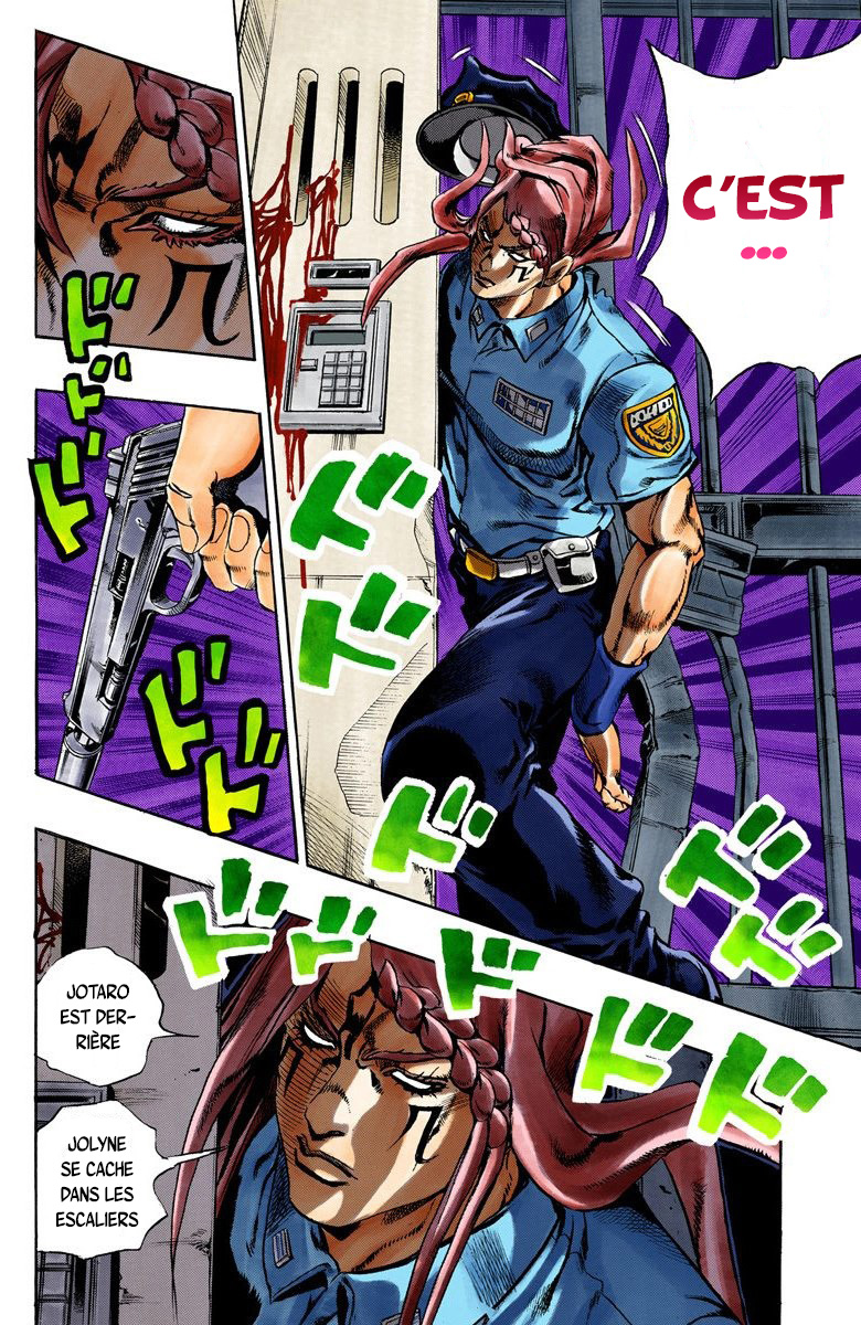 Read JoJo's Bizarre Adventure Part 6 Stone Ocean Official Colored FR Manga Online