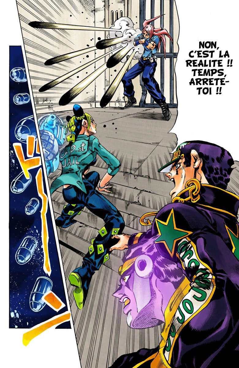 Read JoJo's Bizarre Adventure Part 6 Stone Ocean Official Colored FR Manga Online