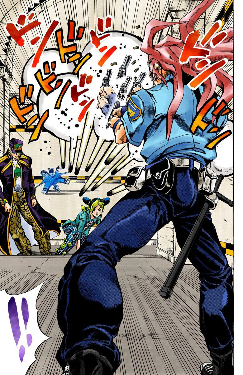 Read JoJo's Bizarre Adventure Part 6 Stone Ocean Official Colored FR Manga Online