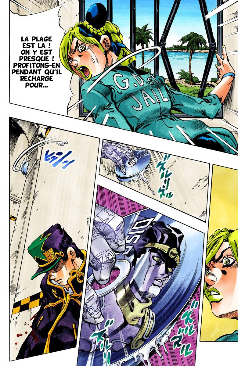 Read JoJo's Bizarre Adventure Part 6 Stone Ocean Official Colored FR Manga Online