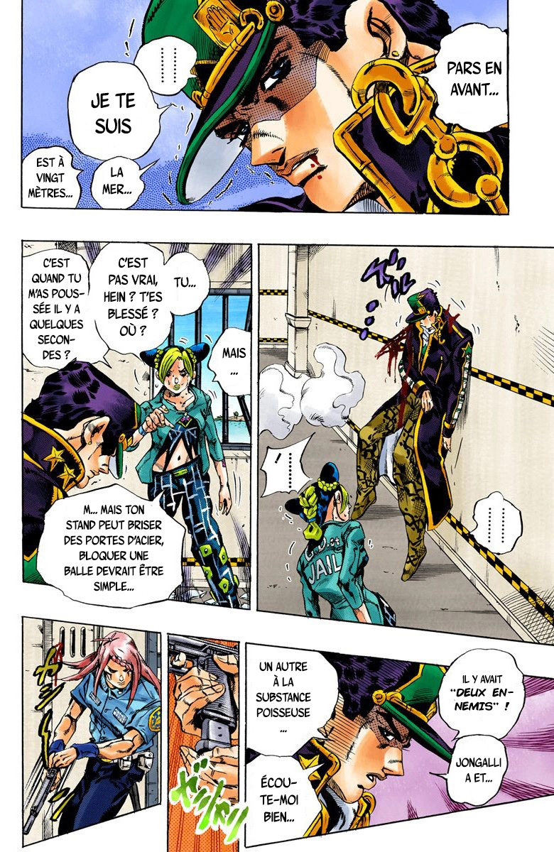 Read JoJo's Bizarre Adventure Part 6 Stone Ocean Official Colored FR Manga Online