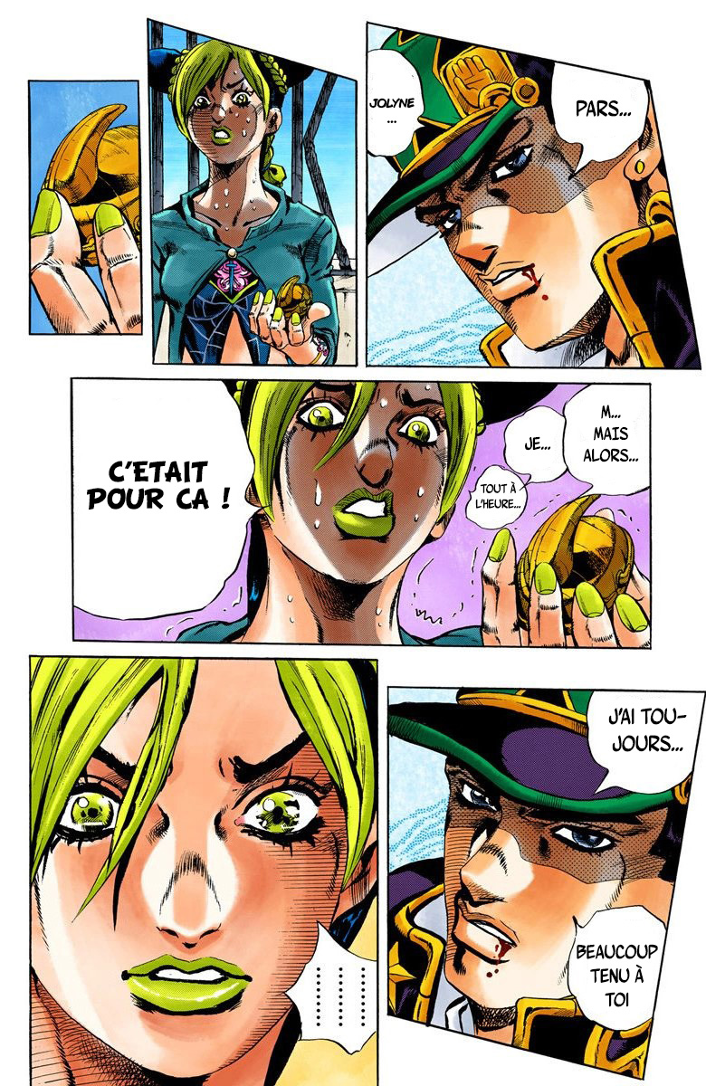 Read JoJo's Bizarre Adventure Part 6 Stone Ocean Official Colored FR Manga Online