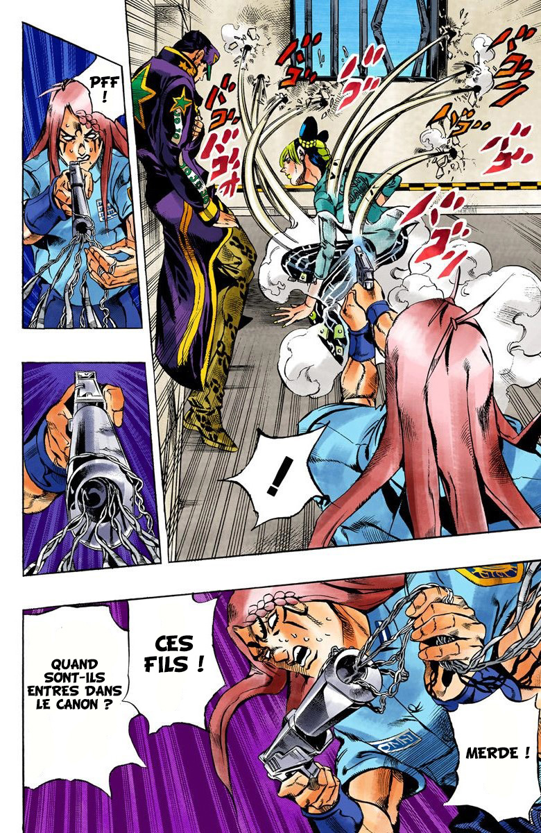 Read JoJo's Bizarre Adventure Part 6 Stone Ocean Official Colored FR Manga Online
