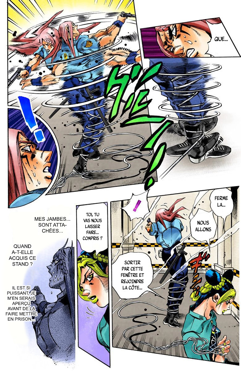 Read JoJo's Bizarre Adventure Part 6 Stone Ocean Official Colored FR Manga Online