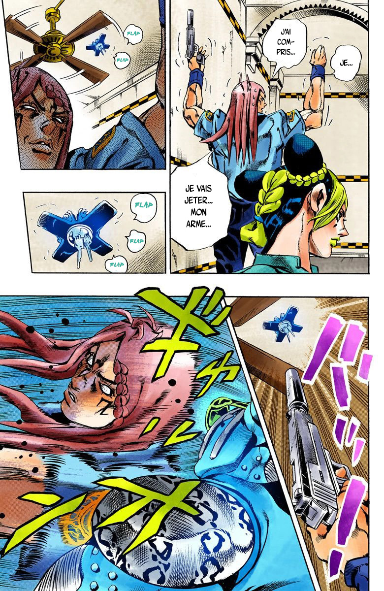 Read JoJo's Bizarre Adventure Part 6 Stone Ocean Official Colored FR Manga Online