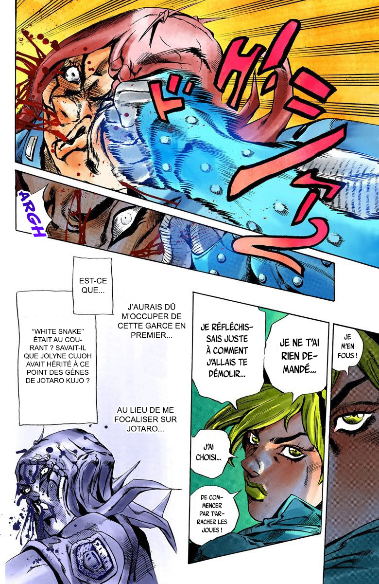 Read JoJo's Bizarre Adventure Part 6 Stone Ocean Official Colored FR Manga Online
