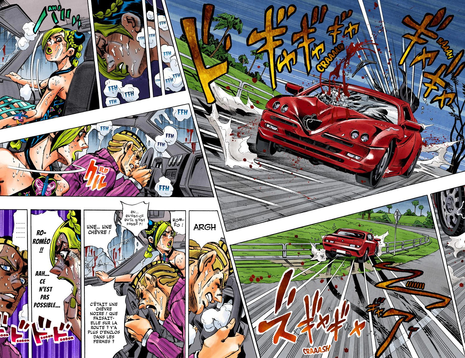 Read JoJo's Bizarre Adventure Part 6 Stone Ocean Official Colored FR Manga Online