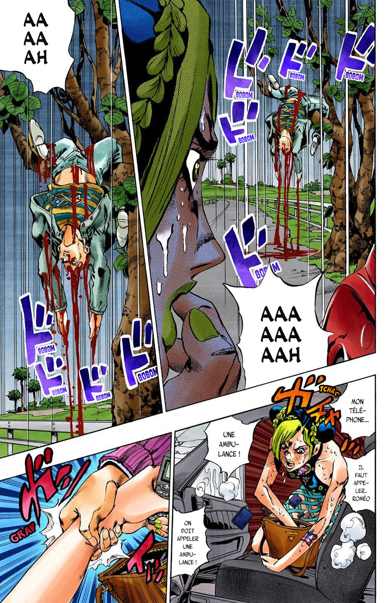 Read JoJo's Bizarre Adventure Part 6 Stone Ocean Official Colored FR Manga Online