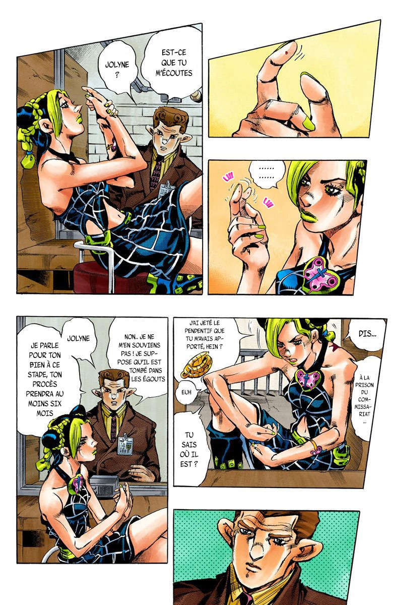 Read JoJo's Bizarre Adventure Part 6 Stone Ocean Official Colored FR Manga Online