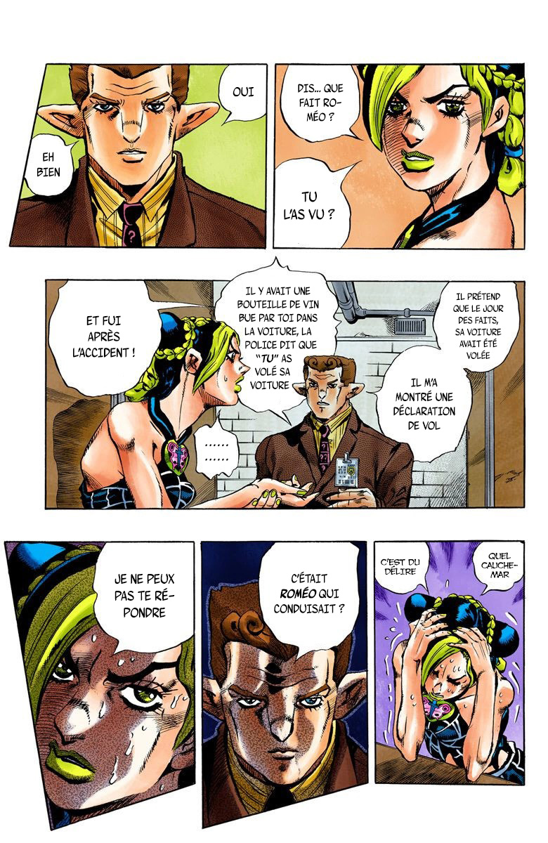 Read JoJo's Bizarre Adventure Part 6 Stone Ocean Official Colored FR Manga Online