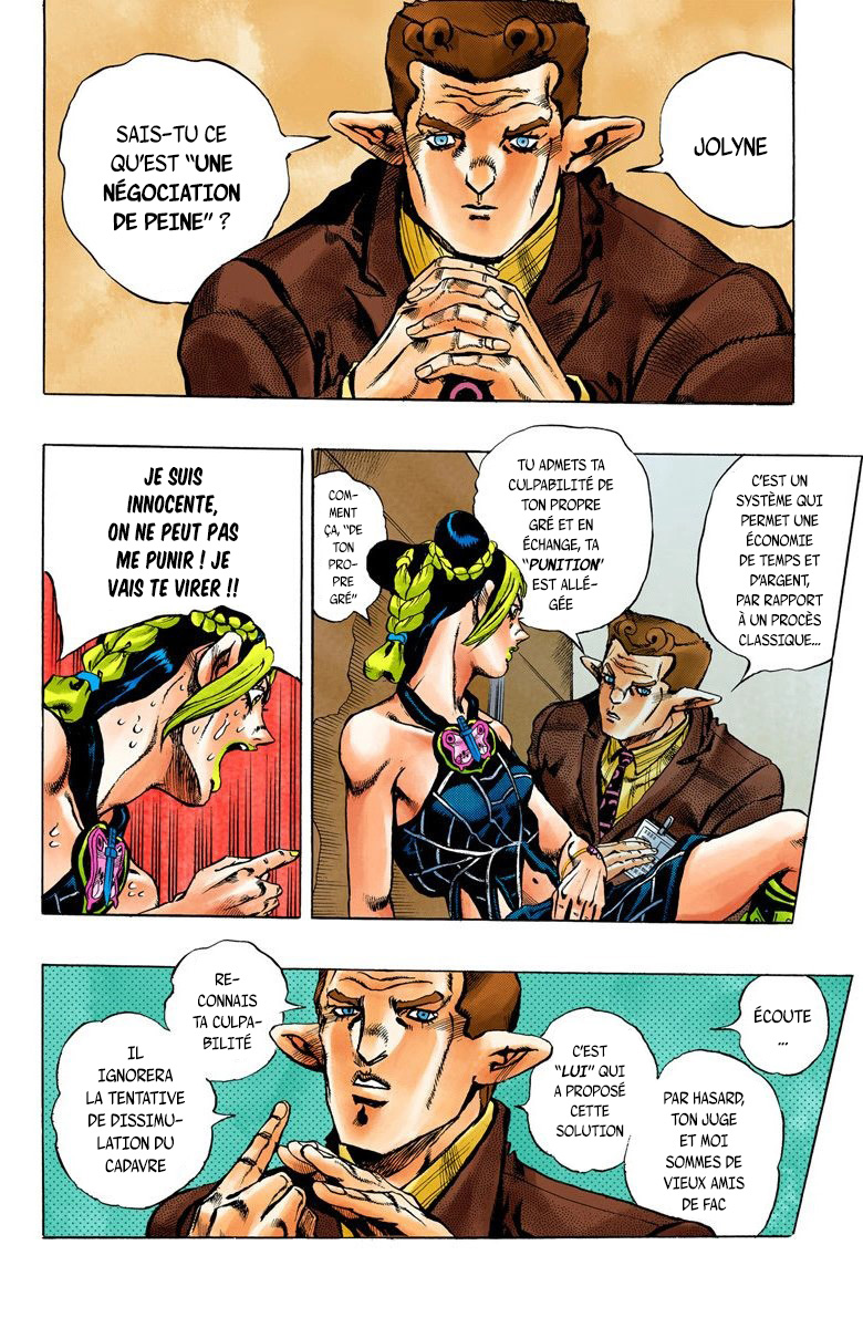 Read JoJo's Bizarre Adventure Part 6 Stone Ocean Official Colored FR Manga Online