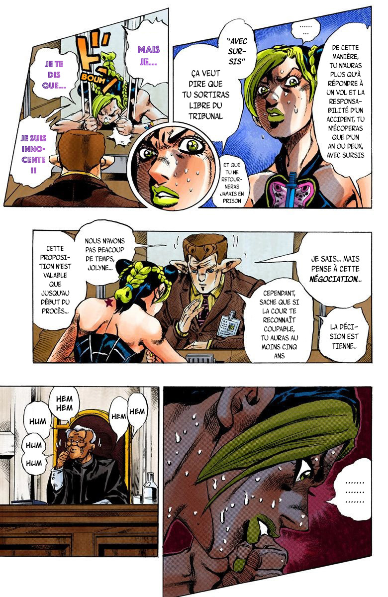Read JoJo's Bizarre Adventure Part 6 Stone Ocean Official Colored FR Manga Online