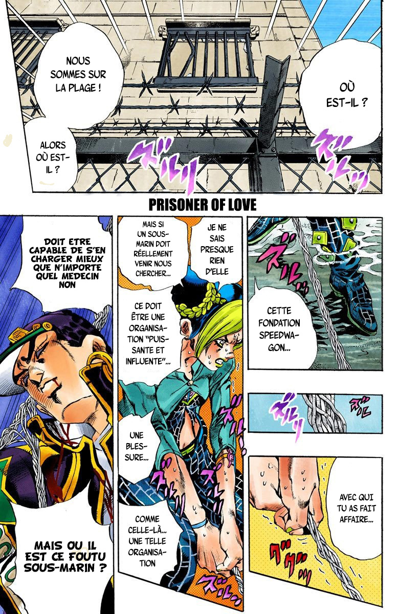 Read JoJo's Bizarre Adventure Part 6 Stone Ocean Official Colored FR Manga Online