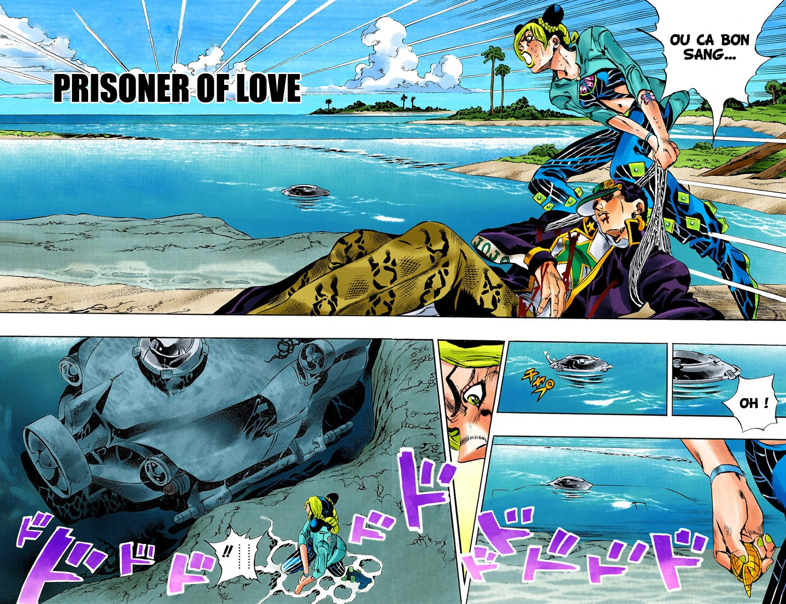 Read JoJo's Bizarre Adventure Part 6 Stone Ocean Official Colored FR Manga Online