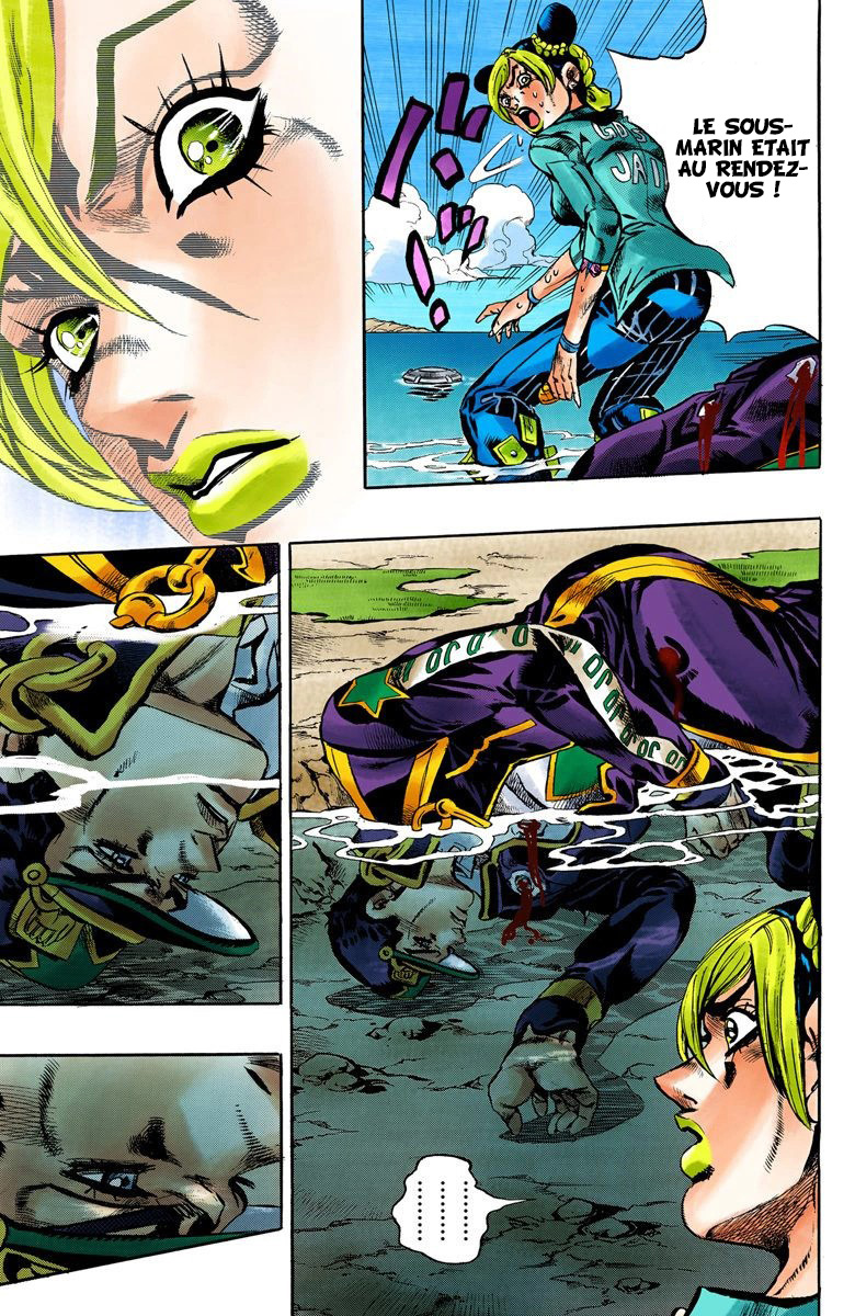 Read JoJo's Bizarre Adventure Part 6 Stone Ocean Official Colored FR Manga Online