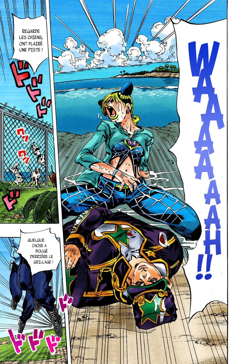 Read JoJo's Bizarre Adventure Part 6 Stone Ocean Official Colored FR Manga Online
