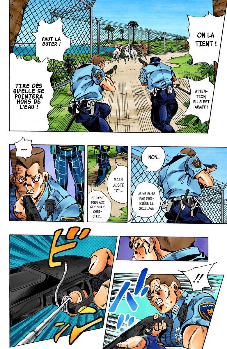 Read JoJo's Bizarre Adventure Part 6 Stone Ocean Official Colored FR Manga Online