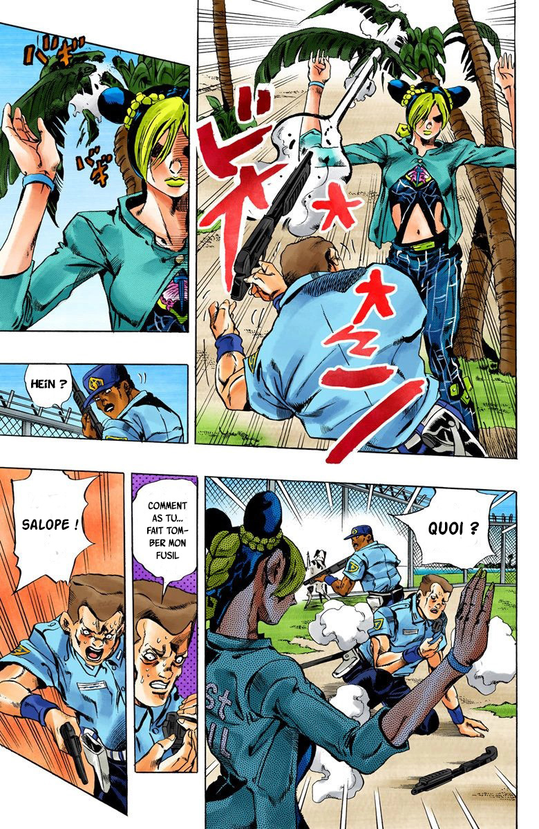 Read JoJo's Bizarre Adventure Part 6 Stone Ocean Official Colored FR Manga Online