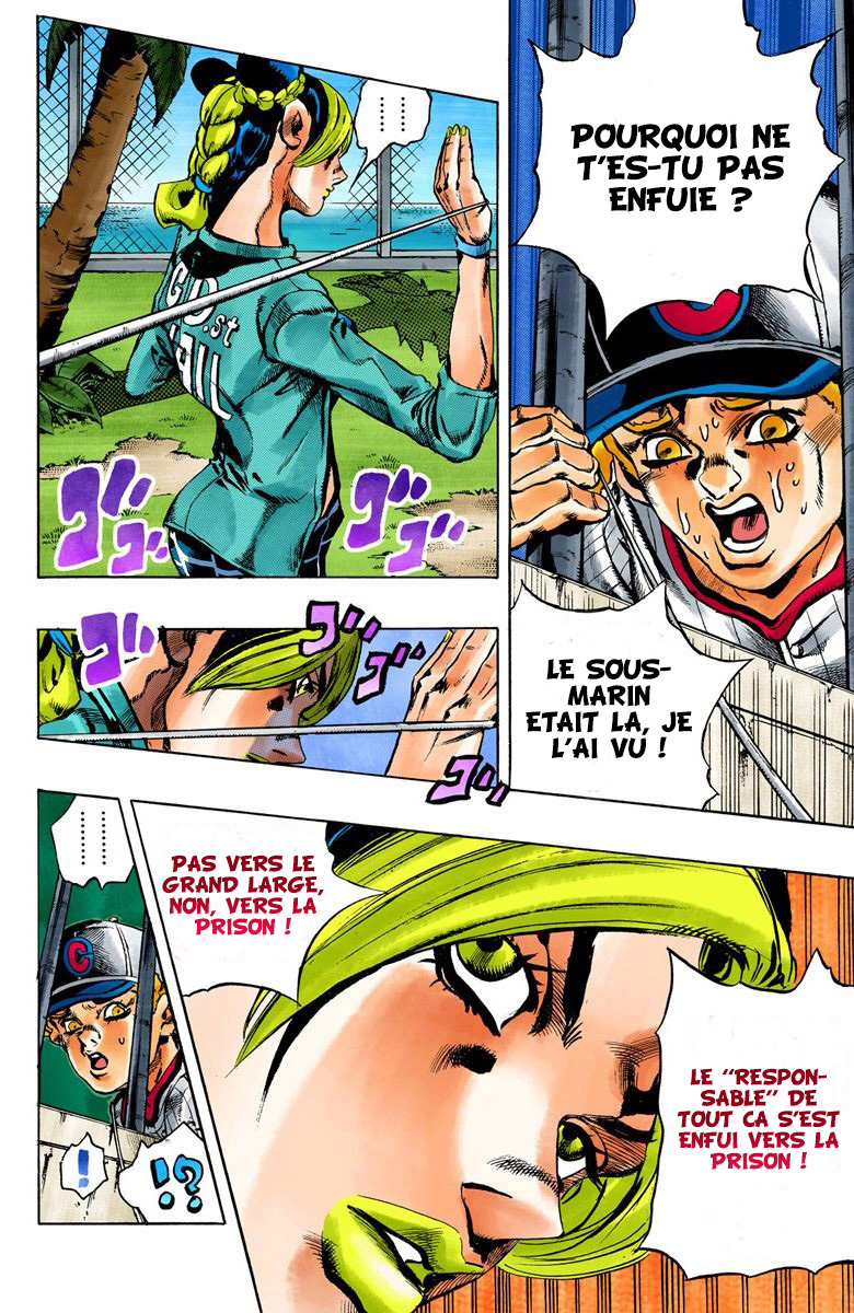 Read JoJo's Bizarre Adventure Part 6 Stone Ocean Official Colored FR Manga Online