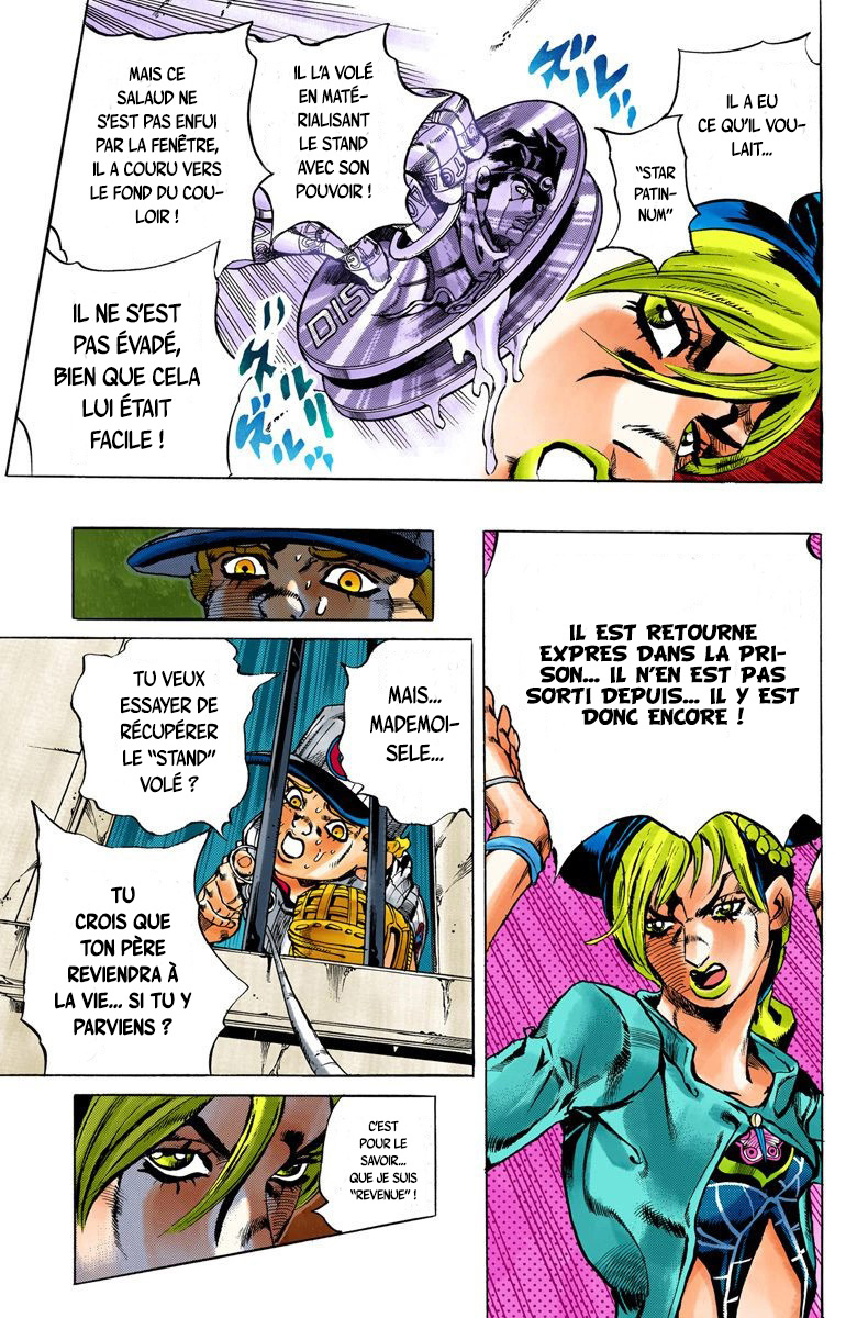 Read JoJo's Bizarre Adventure Part 6 Stone Ocean Official Colored FR Manga Online