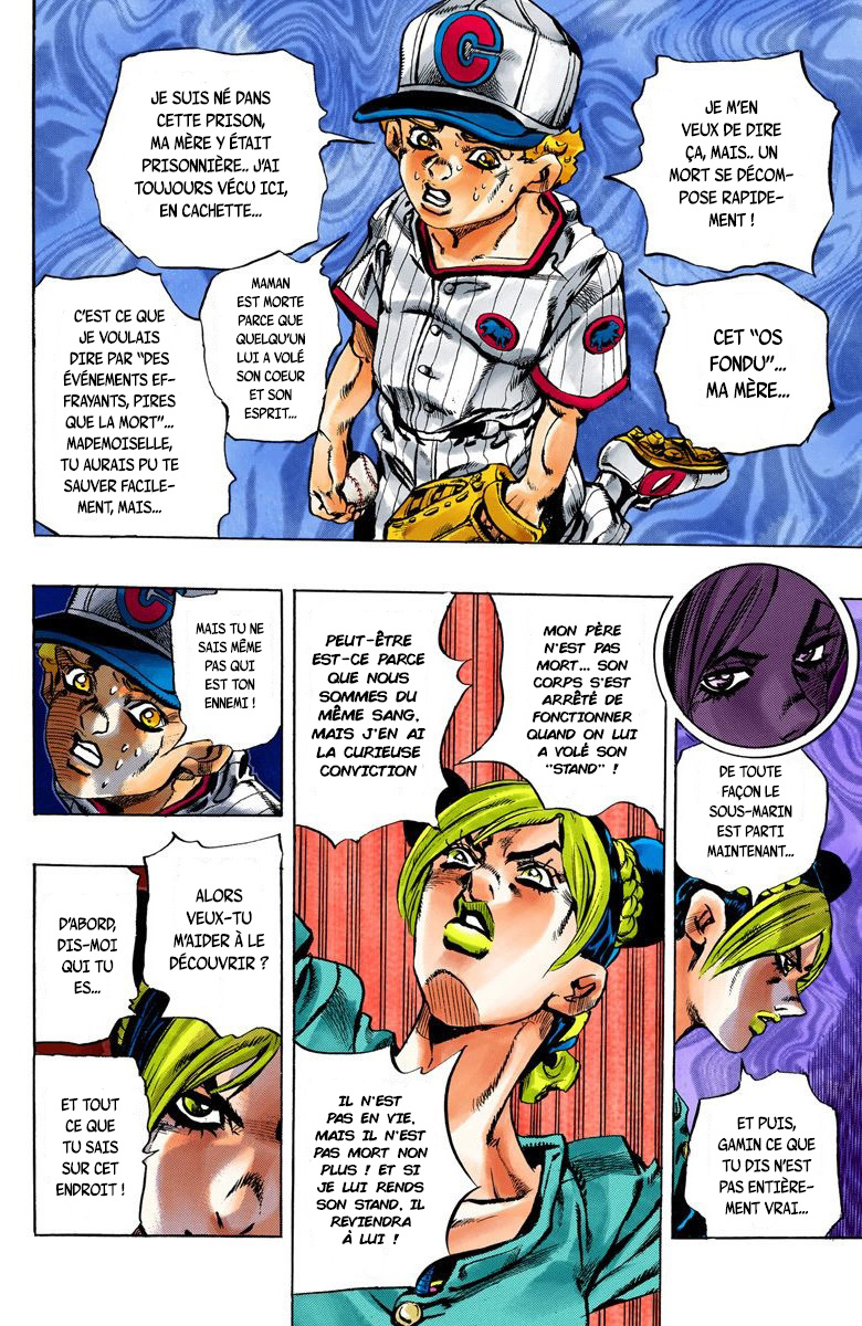 Read JoJo's Bizarre Adventure Part 6 Stone Ocean Official Colored FR Manga Online
