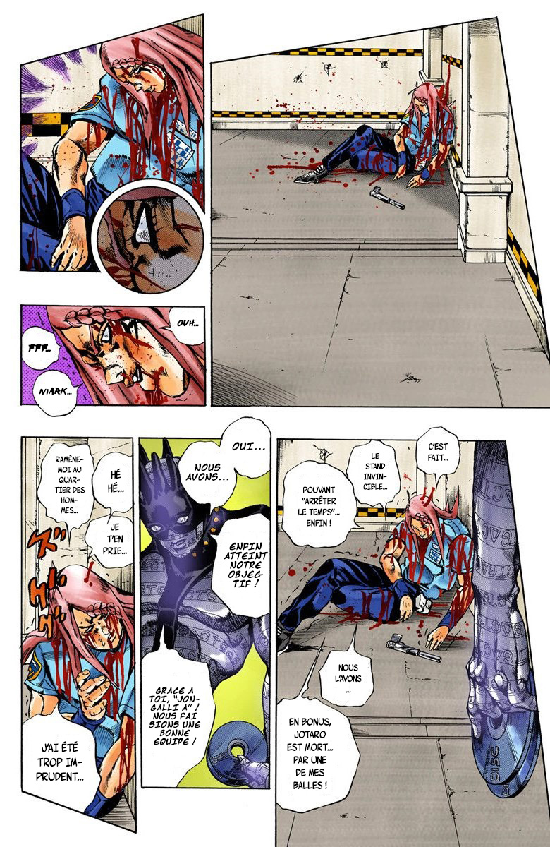 Read JoJo's Bizarre Adventure Part 6 Stone Ocean Official Colored FR Manga Online