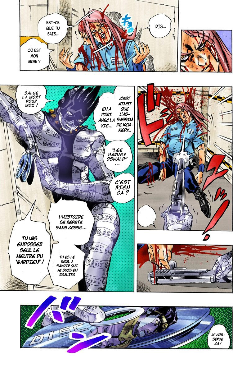 Read JoJo's Bizarre Adventure Part 6 Stone Ocean Official Colored FR Manga Online