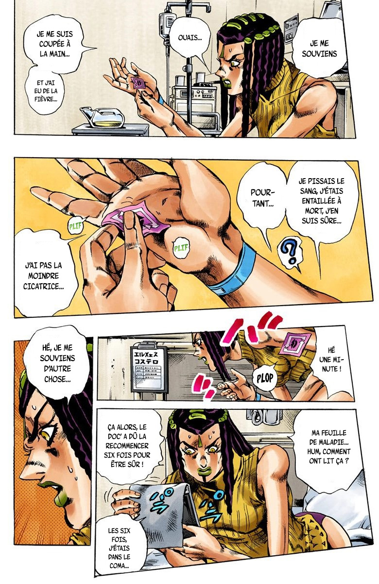 Read JoJo's Bizarre Adventure Part 6 Stone Ocean Official Colored FR Manga Online