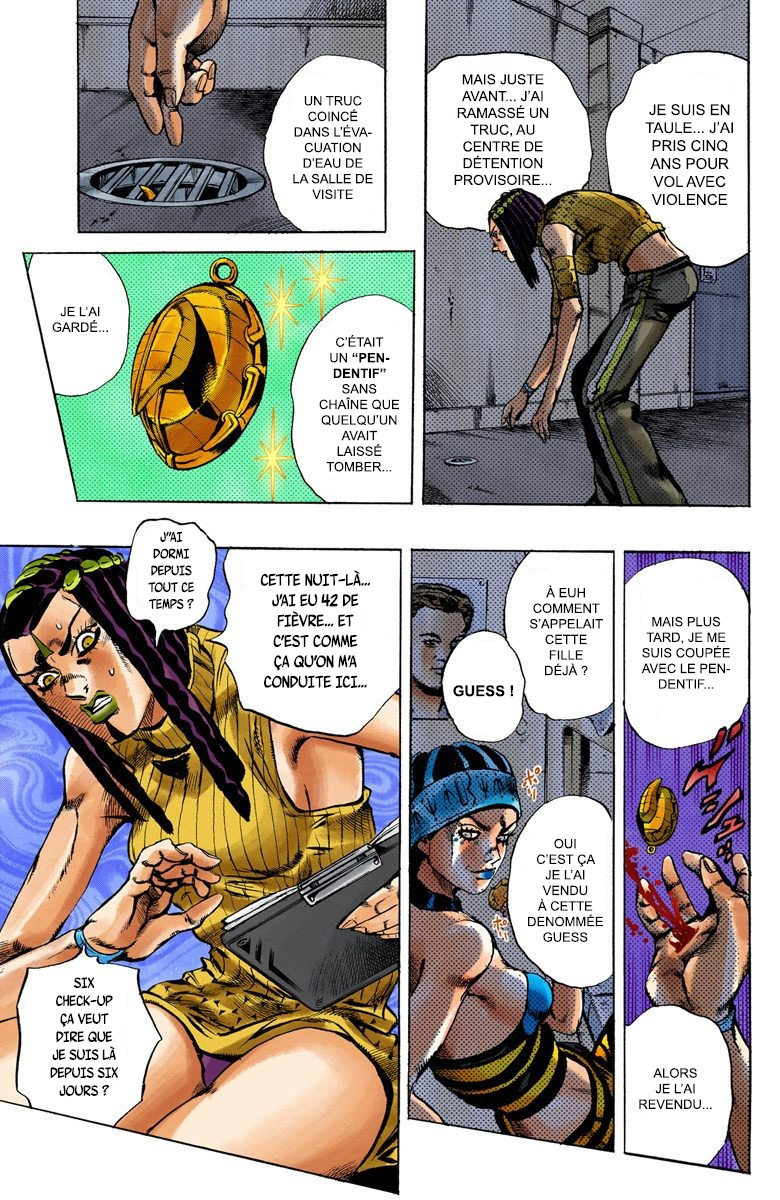 Read JoJo's Bizarre Adventure Part 6 Stone Ocean Official Colored FR Manga Online